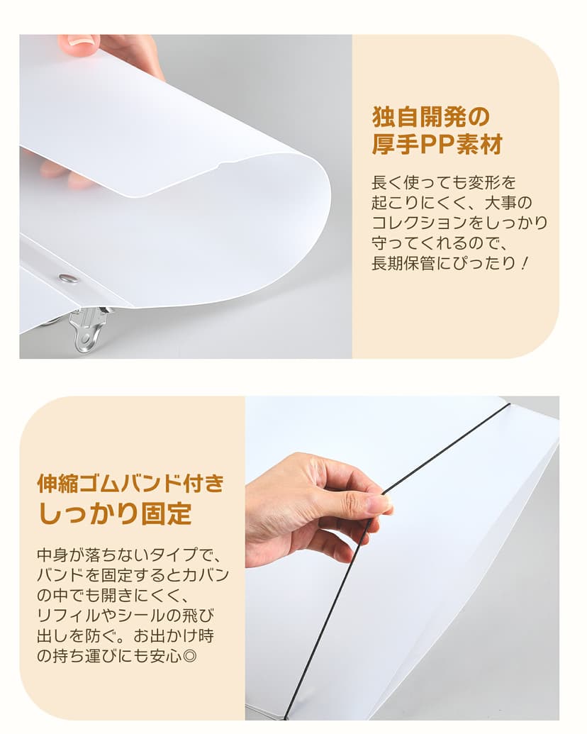 AGPTEK 高透明 A4 貼紙收納內頁(3口袋) 圖 15