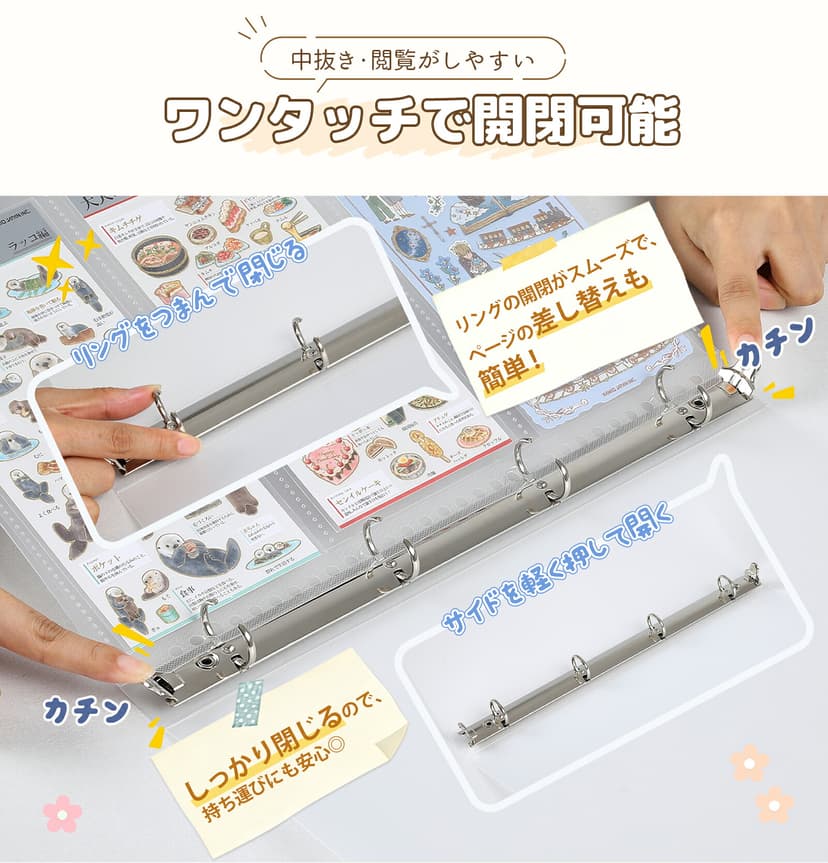 AGPTEK 高透明 A4 貼紙收納內頁(3口袋) 圖 16