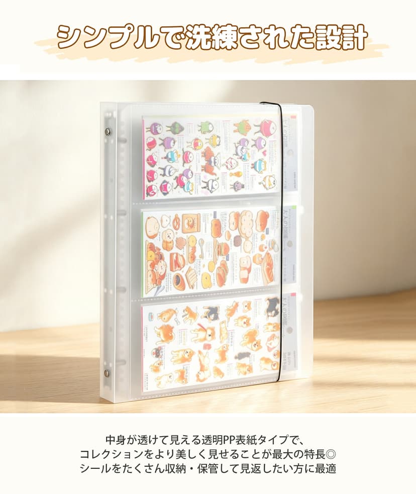 AGPTEK 高透明 A4 貼紙收納內頁(3口袋) 圖 14