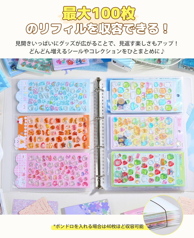 AGPTEK 高透明 A4 貼紙收納內頁(3口袋) 圖 18