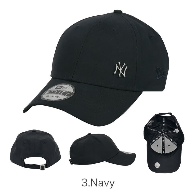 New Era 9FORTY FLAWLESS 金屬標誌紐約洋基隊棒球帽 圖 6