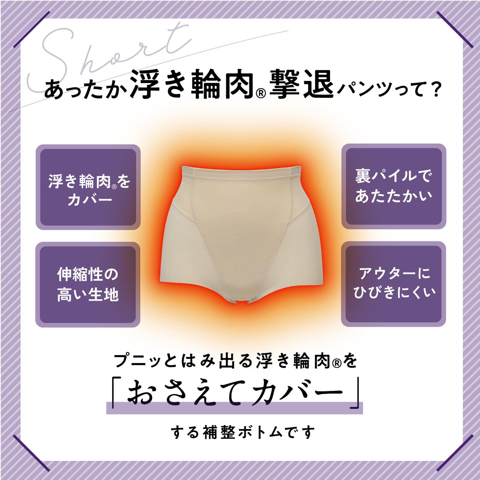 LUCIAN Warm Waist Short 保暖腰腹承托塑身褲 短款 圖 2