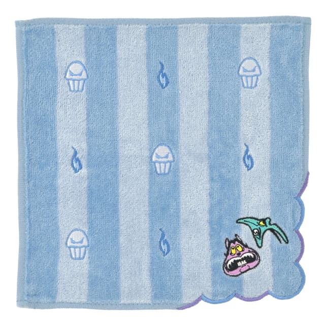 DISNEY VILLAINS Pain & Panic 迷你毛巾 荷葉邊圖案