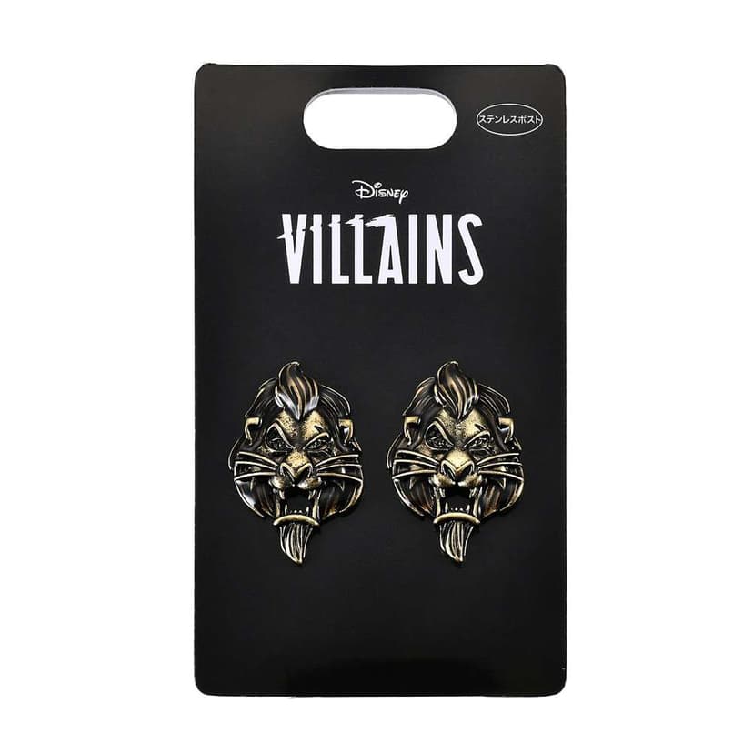 刀疤 面部造型耳環 DISNEY VILLAINS