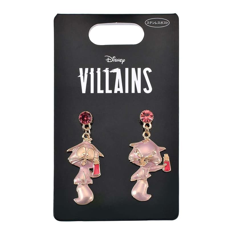 Disney Villains 伊絲瑪貓不對稱搖擺耳環
