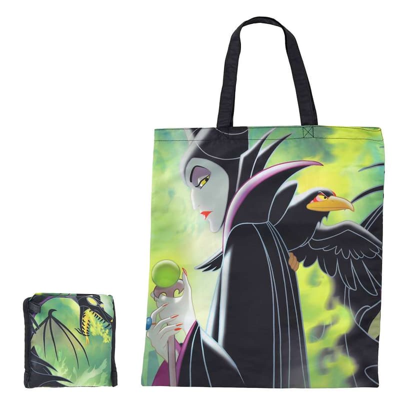 DISNEY VILLAINS 瑪利菲臣與迪亞波、瑪利菲臣龍 摺疊環保購物袋