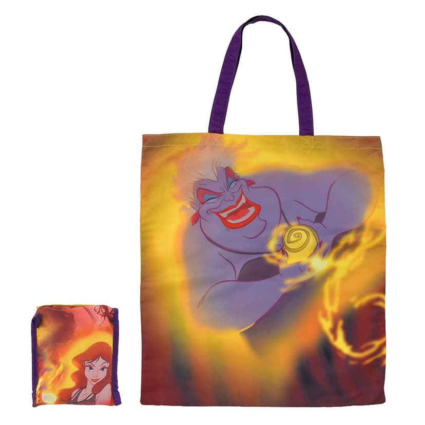 DISNEY VILLAINS 烏蘇拉與雲妮莎 摺疊環保購物袋