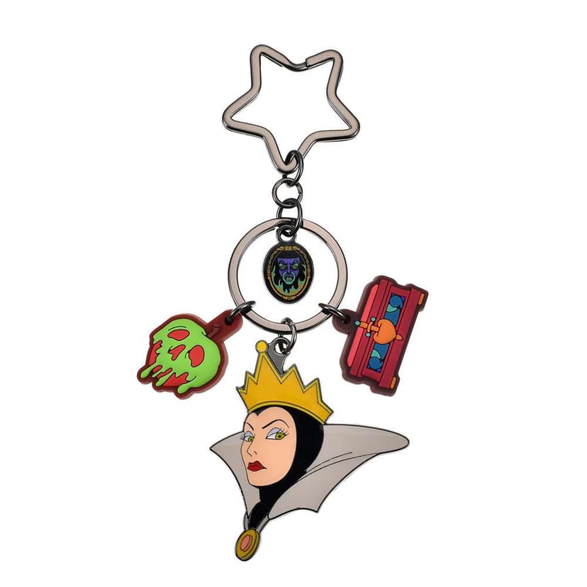 DISNEY VILLAINS 女王與魔法之鏡鎖匙扣