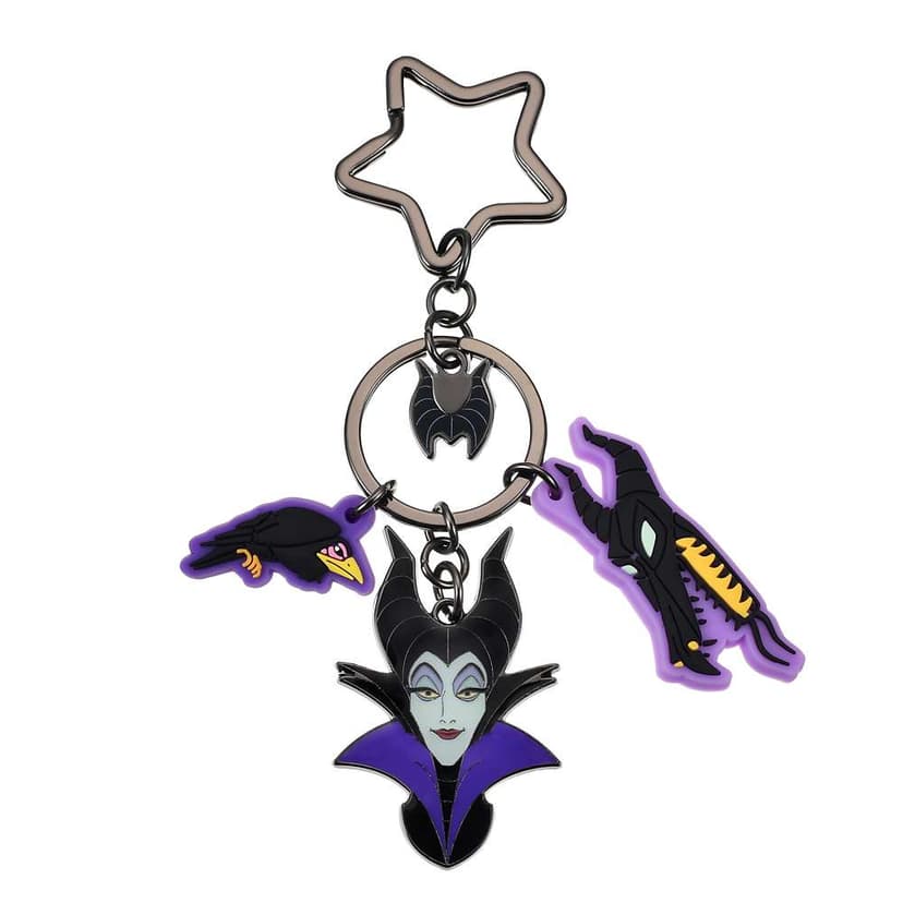 DISNEY VILLAINS 瑪列菲森特與黑龍鎖匙扣