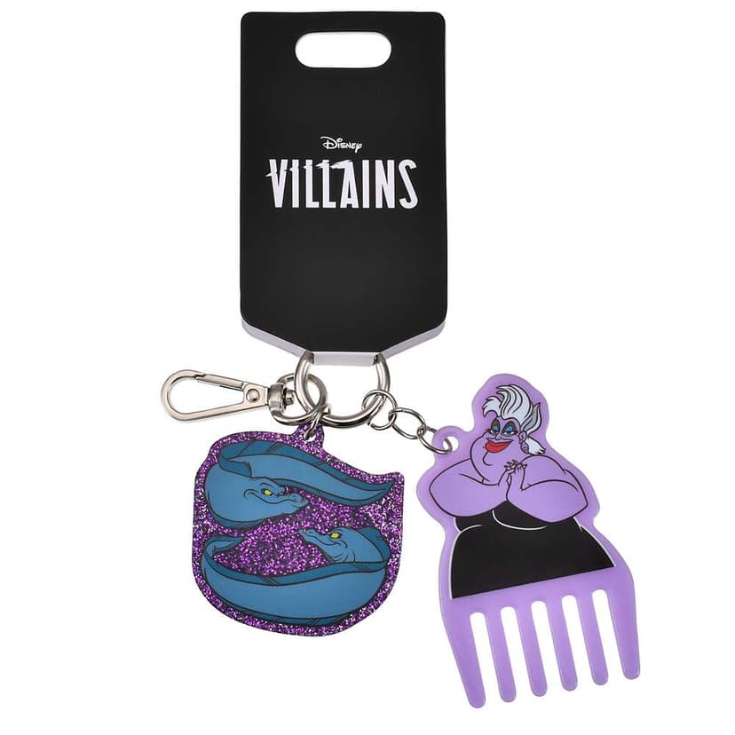DISNEY VILLAINS 烏蘇拉與電鰻造型手鏡梳組 鎖匙扣款式