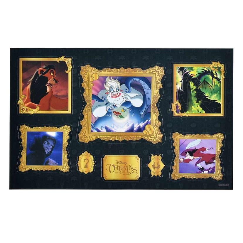 Disney Villains 博物館風貼紙