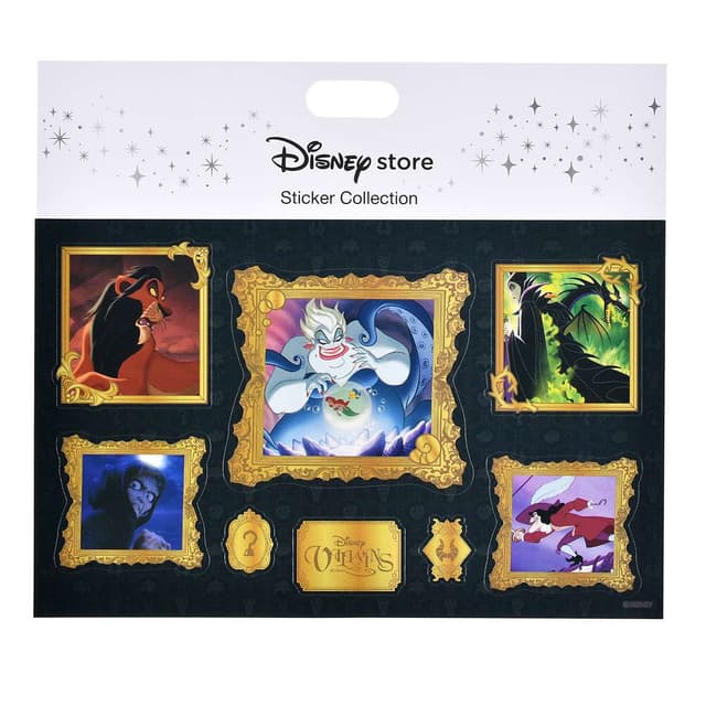 Disney Villains 博物館風貼紙