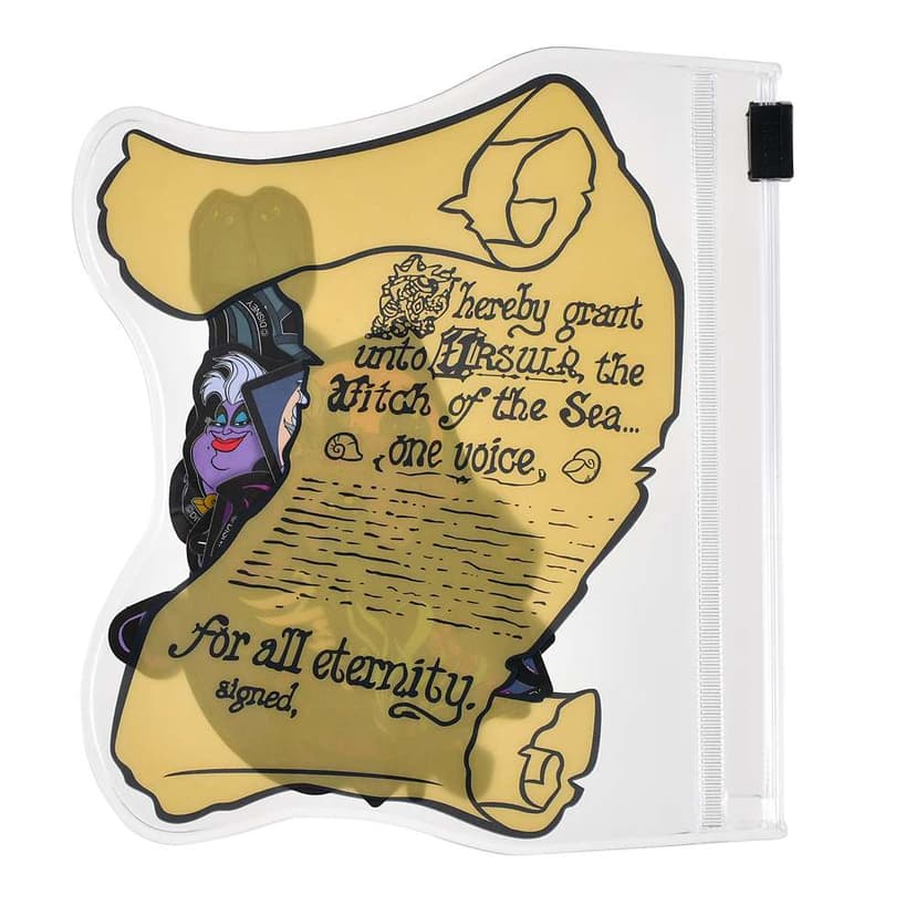 烏蘇拉、浮遊&噴射 契約書造型盒裝碎貼紙 Sticker Collection DISNEY VILLAINS