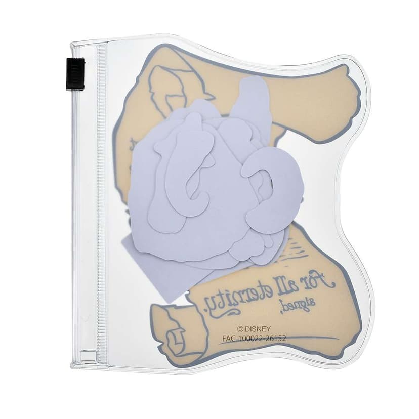 烏蘇拉、浮遊&噴射 契約書造型盒裝碎貼紙 Sticker Collection DISNEY VILLAINS