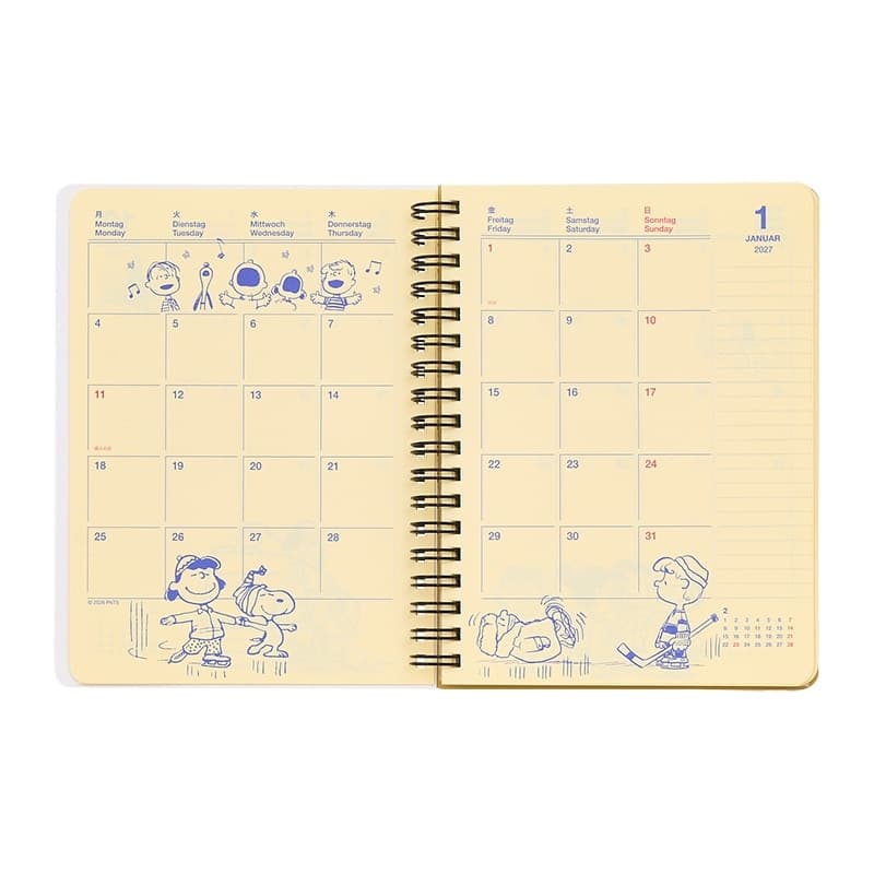 Snoopy PEANUTS Rolban 手帳 L(House)2026年10月開始