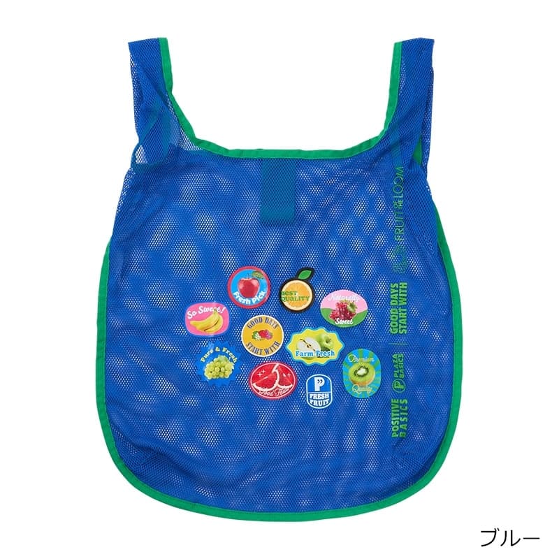 PLAZA BASICS FRUIT OF THE LOOM 網料環保袋(藍色)