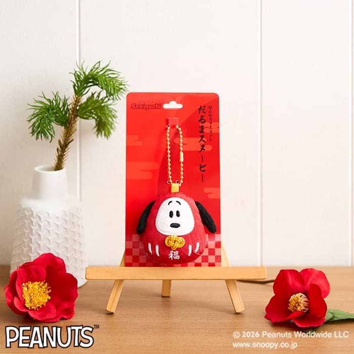 達摩Snoopy 和風吉祥公仔
