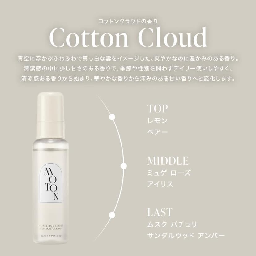 MOTON 髮絲與身體香氛噴霧
