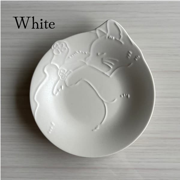 Miau 午睡貓咪圖案陶瓷碟