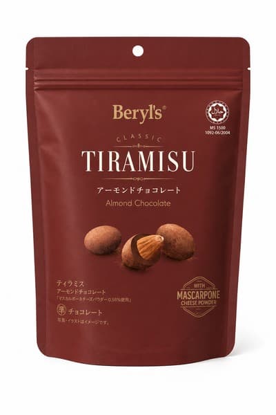 Beryl's 提拉米蘇杏仁白朱古力站立袋裝