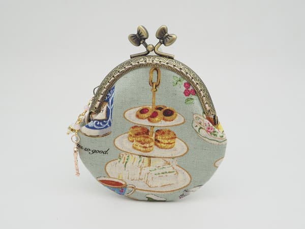 「Afternoon Tea♡薄荷」金屬扣散銀包(金屬框寬度8.5厘米)