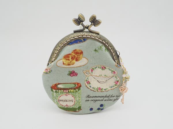 「Afternoon Tea♡薄荷」金屬扣散銀包(金屬框寬度8.5厘米)