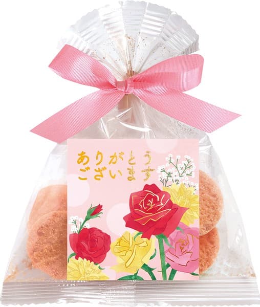 Flora金色花卉包裝士多啤梨曲奇禮品