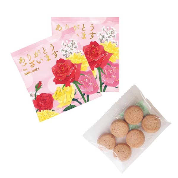 花卉圖片士多啤梨曲奇配伯爵茶三角茶包小禮品套裝
