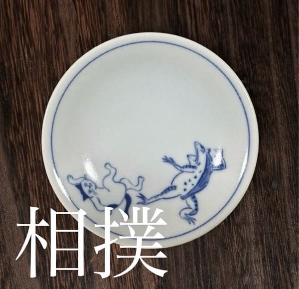 貓獸戲畫系列 小皿 美濃燒