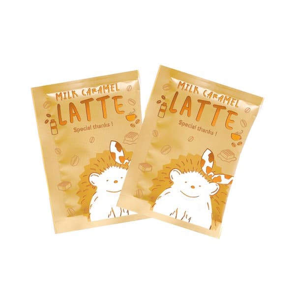 動物插畫包裝牛奶焦糖拿鐵禮袋