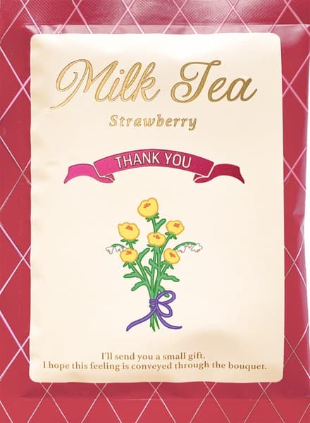 THANK YOU草莓奶茶沖劑心意小禮包