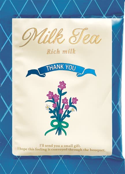 THANK YOU字樣設計即溶濃厚奶茶包
