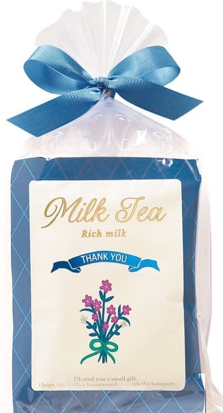 THANK YOU花卉設計即沖濃醇奶茶禮袋