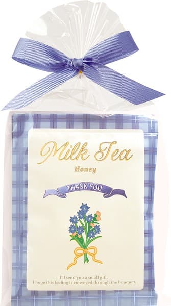 THANK YOU花卉設計即沖蜂蜜奶茶禮袋