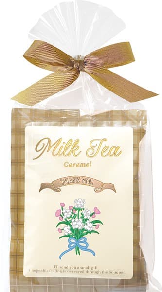 Posy焦糖奶茶粉包 THANK YOU花束設計