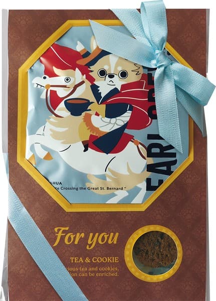 名畫犬芝娃娃伯爵紅茶曲奇禮品套裝