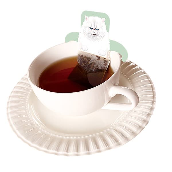 波斯貓掛鉤茶包 低咖啡因馬斯卡白葡萄紅茶