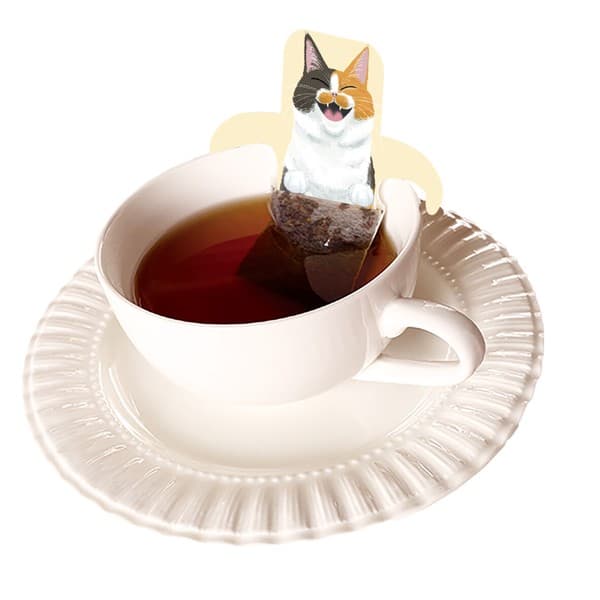 三色貓低咖啡因檸檬薑紅茶包