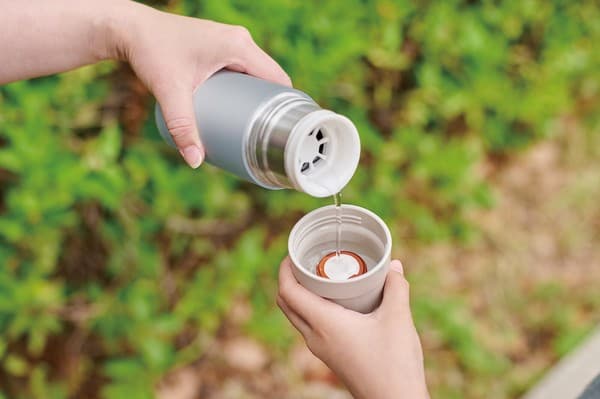 ODEKAKE 不鏽鋼保溫杯 連杯套 350ml