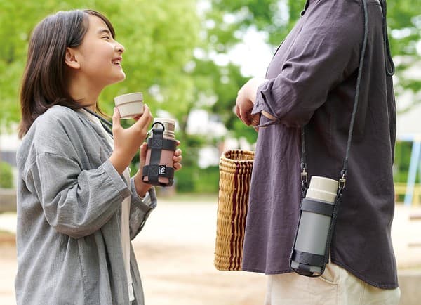 ODEKAKE 不鏽鋼保溫杯 連杯套 480ml