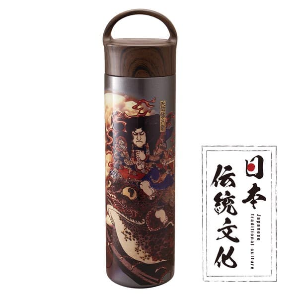 日本傳統文化系列不銹鋼保溫瓶 700ml 天竺德兵衛圖案