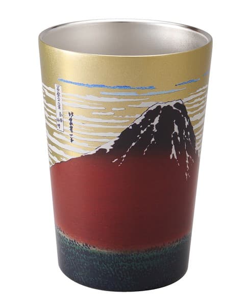 ReachWill 日本傳統文化不鏽鋼保溫杯 460ml 赤富士