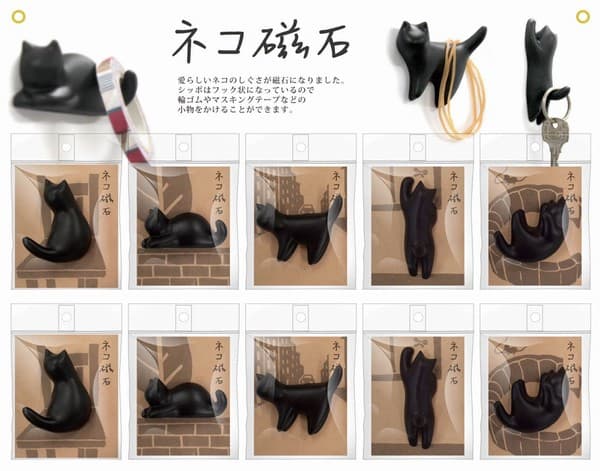 貓咪造型磁石貼